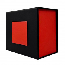 Подарункова картонна коробочка для годинника Boxes 1000-0251, чорно-червона упаковка Подарункова картонна коробочка для годинника Boxes 1000-0251, чорно-червона упаковка