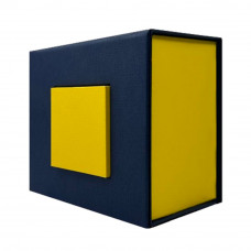 Подарункова картонна коробочка для годинника Boxes синьо-жовта, патріотична упаковка Подарункова картонна коробочка для годинника Boxes синьо-жовта, патріотична упаковка