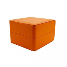 Коробка для годинника Boxes Style шкіряна помаранчева (SKU: 1000-0303) для зберігання та подарунку Коробка для годинника Boxes Style шкіряна помаранчева (SKU: 1000-0303) для зберігання та подарунку