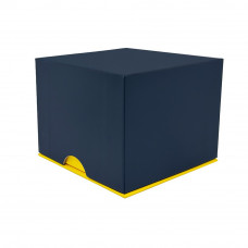 Подарункова коробочка для годинника Boxes Soft-Touch Black Blue-Yellow чорна з синьо-жовтим акцентом Подарункова коробочка для годинника Boxes Soft-Touch Black Blue-Yellow чорна з синьо-жовтим акцентом
