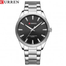 Чоловічий наручний годинник Curren 8425 Silver-Black зі сталевим браслетом та мінеральним склом Чоловічий наручний годинник Curren 8425 Silver-Black зі сталевим браслетом та мінеральним склом