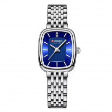 Жіночий наручний годинник Curren 9093 Silver-Blue зі сріблястим браслетом та синім циферблатом Жіночий наручний годинник Curren 9093 Silver-Blue зі сріблястим браслетом та синім циферблатом
