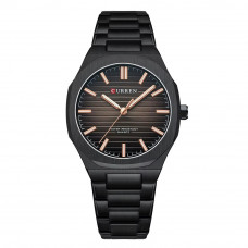 Чоловічий годинник Curren 8456 Black-Black з мінеральним склом та сталевим корпусом Чоловічий годинник Curren 8456 Black-Black з мінеральним склом та сталевим корпусом