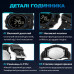 Чоловічий тактичний годинник Sanda 2159 Black-White з електронним циферблатом та водозахистом 5 ATM