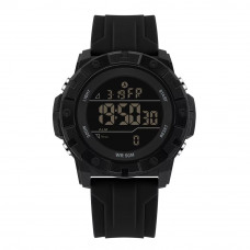 Чоловічий тактичний годинник Sanda 2193 All Black з водонепроникністю 5 ATM та підсвічуванням