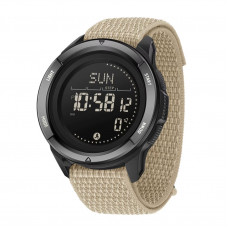 Тактичний чоловічий годинник Sanda 2197 Nylon Khaki з електронним циферблатом та підсвічуванням Тактичний чоловічий годинник Sanda 2197 Nylon Khaki з електронним циферблатом та підсвічуванням