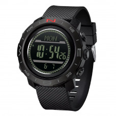 Тактичний годинник Sanda 5106 All Black з електронним циферблатом та водонепроникністю 5 ATM Тактичний годинник Sanda 5106 All Black з електронним циферблатом та водонепроникністю 5 ATM