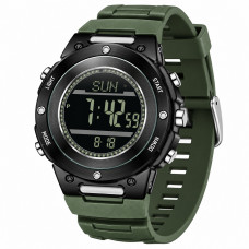Тактичний годинник Sanda 5107 Army Green-Black з електронним циферблатом та водозахистом 5 ATM Тактичний годинник Sanda 5107 Army Green-Black з електронним циферблатом та водозахистом 5 ATM