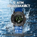 Тактичний годинник Sanda 6369 Silicone All Black з електронним циферблатом та водозахистом 5 ATM
