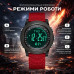 Тактичний годинник Sanda 6369 Silicone All Black з електронним циферблатом та водозахистом 5 ATM
