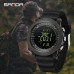 Тактичний годинник Sanda 6369 Silicone All Black з електронним циферблатом та водозахистом 5 ATM