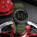 Тактичний годинник Sanda 6391 Silicone Green з водонепроникністю 5 ATM та підсвічуванням