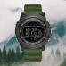 Тактичний годинник Sanda 6391 Silicone Green з водонепроникністю 5 ATM та підсвічуванням