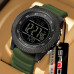 Тактичний годинник Sanda 6391 Silicone Green з водонепроникністю 5 ATM та підсвічуванням
