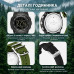 Тактичний годинник Sanda 6391 Silicone Green з водонепроникністю 5 ATM та підсвічуванням