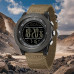 Чоловічий спортивний годинник Sanda 6391 Nylon Brown з електронним циферблатом та захистом 5 ATM