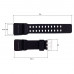 Ремінець для годинника Skmei 1356/1358/1680BK Black чорний каучуковий, 26 см Ремінець для годинника Skmei 1356/1358/1680BK Black чорний каучуковий, 26 см