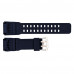 Ремінець для годинника Skmei 1283/1277/1384BK Black, чорний каучуковий браслет 25.5 см