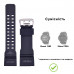 Ремінець для годинника Skmei 1283/1277/1384BK Black, чорний каучуковий браслет 25.5 см