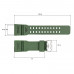 Ремінець для годинника Skmei 1283/1277/1384AG Army Green каучуковий зелений (1051-0528) Ремінець для годинника Skmei 1283/1277/1384AG Army Green каучуковий зелений (1051-0528)