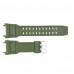 Ремінець для годинника Skmei 1343AG Army Green зелений каучуковий 26 см
