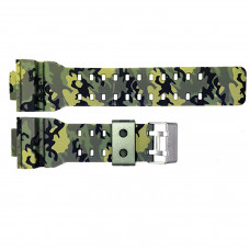 Ремінець для годинника Skmei 1688CMGN Camo Green камуфляжний каучуковий 27.5 см Ремінець для годинника Skmei 1688CMGN Camo Green камуфляжний каучуковий 27.5 см