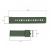 Ремінець для годинника Skmei 1416/1418/1267/1285/1293/1426/1866/1894 Army Green 22 мм каучуковий зелений Ремінець для годинника Skmei 1416/1418/1267/1285/1293/1426/1866/1894 Army Green 22 мм каучуковий зелений