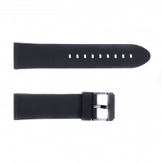 Ремінець для годинника Skmei 1469BK Black 24 мм чорний силіконовий Ремінець для годинника Skmei 1469BK Black 24 мм чорний силіконовий