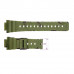 Ремінець для годинника Skmei 1628CMGN Camo Green камуфляжний каучуковий 24.5 см (1051-0659) Ремінець для годинника Skmei 1628CMGN Camo Green камуфляжний каучуковий 24.5 см (1051-0659)
