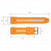 Ремінець для смарт годинника Modfit Combat Orange (1051-0742) помаранчевий силіконовий Ремінець для смарт годинника Modfit Combat Orange (1051-0742) помаранчевий силіконовий