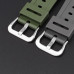 Ремінець для годинника Casio G-Shock GA-2100 Army Green SI, поліуретановий зелений браслет