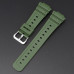 Ремінець для годинника Casio G-Shock GA-2100 Army Green SI, поліуретановий зелений браслет