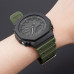 Ремінець для годинника Casio G-Shock GA-2100 Army Green SI, поліуретановий зелений браслет