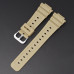 Ремінець для годинника Casio G-Shock GA-2100 Beige SI, бежевий поліуретановий браслет Ремінець для годинника Casio G-Shock GA-2100 Beige SI, бежевий поліуретановий браслет