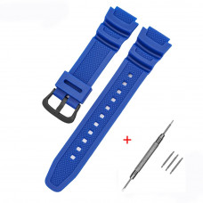 Ремінець Casio accessories для Casio G-Shock AE-1000/1200 Blue BK синій полімерний Ремінець Casio accessories для Casio G-Shock AE-1000/1200 Blue BK синій полімерний