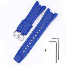 Ремінець для Casio G-Shock GST-W300 Blue SI полімерний синій (1051-0938) Ремінець для Casio G-Shock GST-W300 Blue SI полімерний синій (1051-0938)