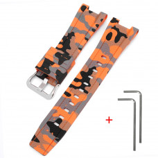 Ремінець для Casio G-Shock GST-W300 Camo Orange SI полімерний помаранчевий камуфляж (1051-0944) Ремінець для Casio G-Shock GST-W300 Camo Orange SI полімерний помаранчевий камуфляж (1051-0944)