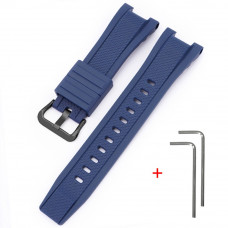 Ремінець для Casio G-Shock GST-W300 Dark Blue BK темно-синій полімерний (1051-0954) Ремінець для Casio G-Shock GST-W300 Dark Blue BK темно-синій полімерний (1051-0954)