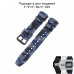 Ремінець для Casio G-Shock AQ-S800/AE-1200 Camo Dark Blue BK полімерний темно-синій камуфляж