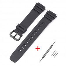 Ремінець Casio accessories для Casio AE-1000W Black Black полімерний чорний (1051-1042) Ремінець Casio accessories для Casio AE-1000W Black Black полімерний чорний (1051-1042)