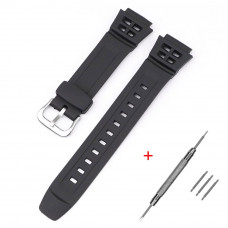Ремінець Casio accessories для AE-1000W Black полімерний чорний (1051-1043) Ремінець Casio accessories для AE-1000W Black полімерний чорний (1051-1043)