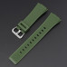 Ремінець для Casio G-Shock GA-100/110 Army Green SI полімерний зелений (1051-1089)