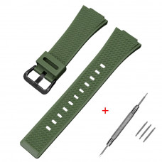 Ремінець для Casio G-Shock GA-100/110 Army Green BK полімерний зелений (1051-1098) Ремінець для Casio G-Shock GA-100/110 Army Green BK полімерний зелений (1051-1098)