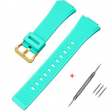 Ремінець для Casio G-Shock GA-100/110 Light Green GD салатовий полімерний (1051-1111)