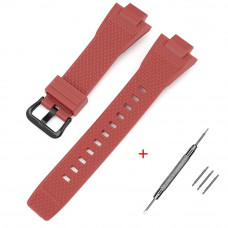 Ремінець для Casio G-Shock GST-B400 Red BK червоний полімерний довжиною 22.3 см Ремінець для Casio G-Shock GST-B400 Red BK червоний полімерний довжиною 22.3 см