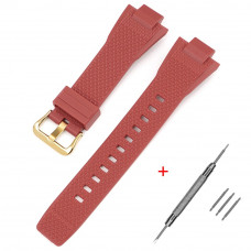 Ремінець для Casio G-Shock GST-B400 Red GD червоний полімерний 22.3 см Ремінець для Casio G-Shock GST-B400 Red GD червоний полімерний 22.3 см