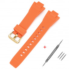 Ремінець для Casio G-Shock GST-B400 Orange GD полімерний помаранчевий (1051-1142) Ремінець для Casio G-Shock GST-B400 Orange GD полімерний помаранчевий (1051-1142)