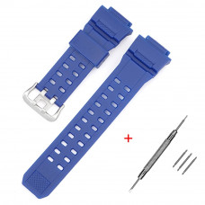 Ремінець для Casio G-Shock GW-9400/9300 Blue SI синій полімерний, довжина 21.5 см Ремінець для Casio G-Shock GW-9400/9300 Blue SI синій полімерний, довжина 21.5 см