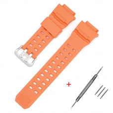 Полімерний ремінець для Casio G-Shock GW-9400/9300 Orange SI (1051-1157) помаранчевий Полімерний ремінець для Casio G-Shock GW-9400/9300 Orange SI (1051-1157) помаранчевий