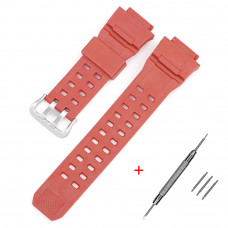 Ремінець для Casio G-Shock GW-9400/9300 Red SI полімерний червоний, довжина 21.5 см Ремінець для Casio G-Shock GW-9400/9300 Red SI полімерний червоний, довжина 21.5 см